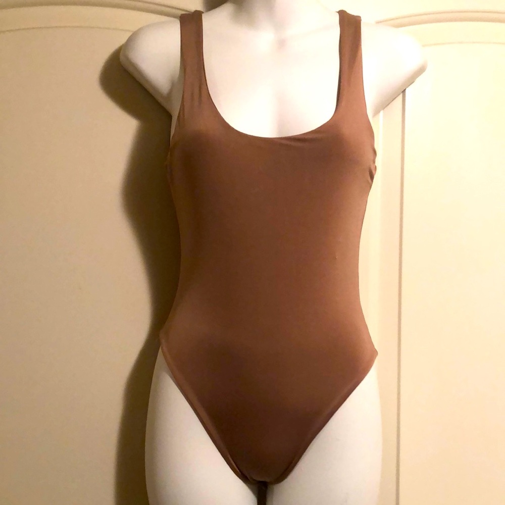 Scoop neck bodysuit